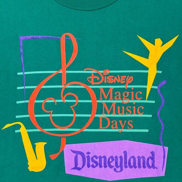 Vintage Disney Magic Music Day Tee Shirt 90's New Old Stock Disneyland - XL - Picture 2 of 7